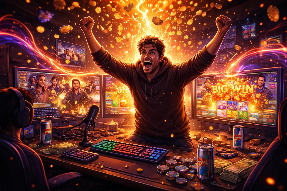 Winner celebration scene